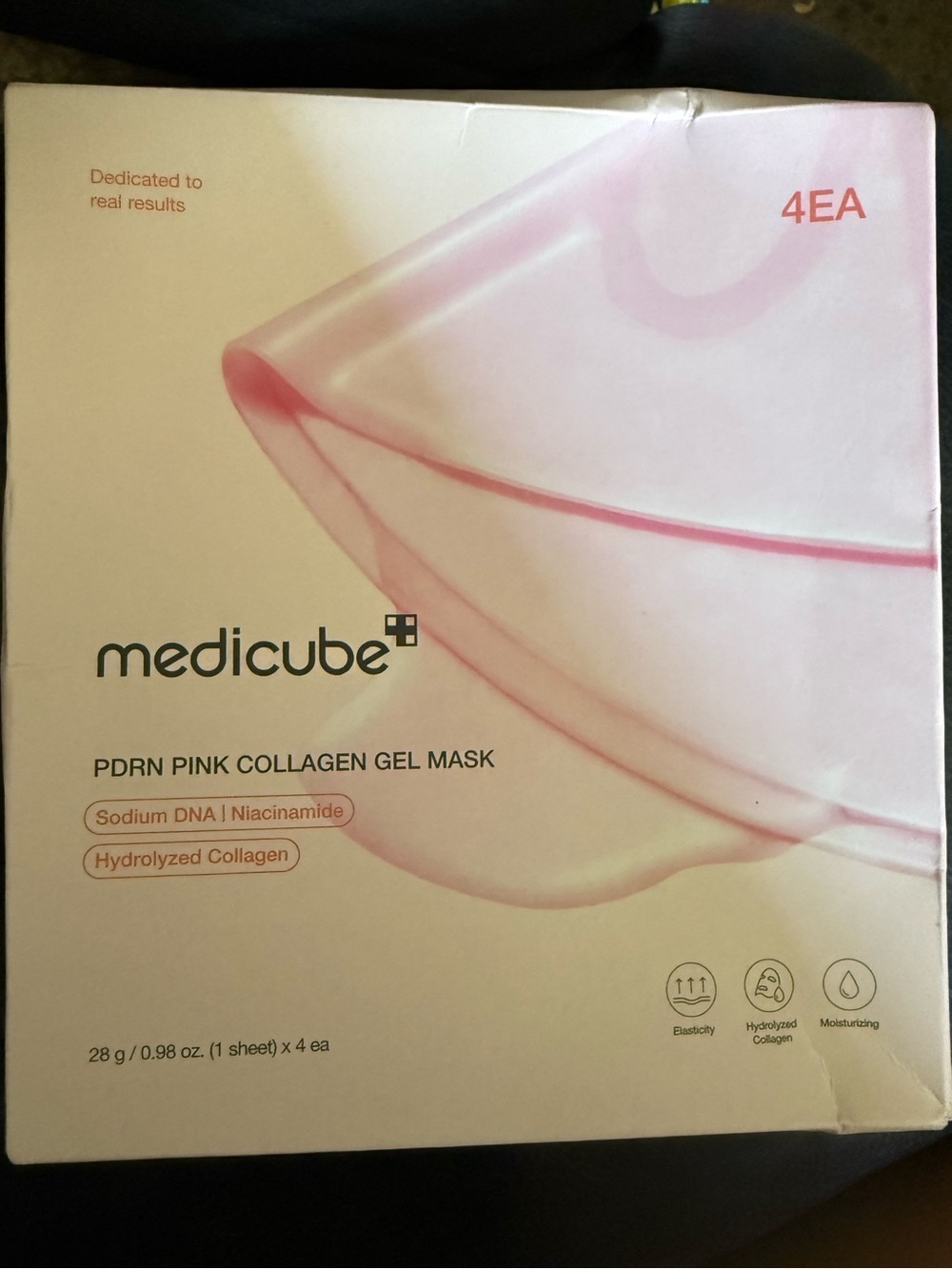 Medicube Salmon PDRN Pink Collagen Jelly Gel Mask 4 pack